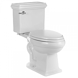 MISENO MNO240C2BWH SANTI 28 7/8 INCH TWO-PIECE HIGH EFFICIENCY TOILET WITH ELONGATED BOWL - WHITE