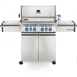 NAPOLEON PRO500RSIBSS-3 PRESTIGE PRO 500 66 1/2 INCH FREE-STANDING GAS GRILL WITH INFRARED SIDE AND REAR BURNERS