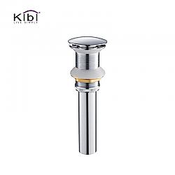 KIBI USA KPW101 2 1/2 INCH POP UP DRAIN STOPPER FOR BATHROOM WITHOUT OVERFLOW