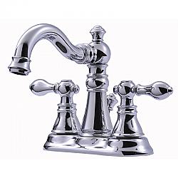 ULTRA FAUCETS UF4511 SIGNATURE 6 1/4 INCH DECK MOUNT TWO HANDLE BATHROOM FAUCET
