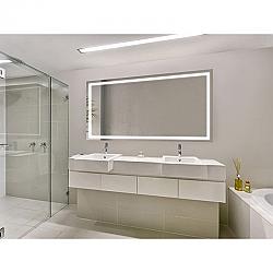 KRUGG ICON6636 ICON 66 INCH X 36 INCH LED BATHROOM MIRROR WITH DIMMER AND DEFOGGER