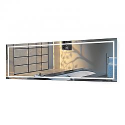 KRUGG ICON8430 ICON 84 INCH X 30 INCH LED BATHROOM MIRROR WITH DIMMER AND DEFOGGER