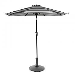 WESTIN FURNITURE 9806-OS5002 108 INCH OUTDOOR PATIO MARKET TABLE UMBRELLA WITH ROUND RESIN BASE