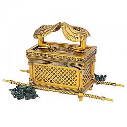 DESIGN TOSCANO QL18429 11 1/2 INCH ARK OF THE COVENANT BOX - FAUX GOLD