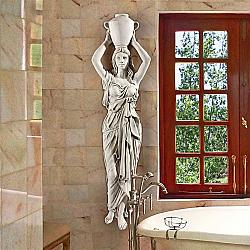 DESIGN TOSCANO KY4067 19 INCH DIONE THE WATER GODDESS WALL SCULPTURE