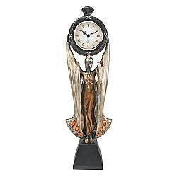 DESIGN TOSCANO PD33335 5 INCH FORTUNES MUSE CLOCK