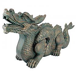 DESIGN TOSCANO AL25253 29 1/2 INCH LARGE ASIAN DRAGON OF THE GREAT WALL