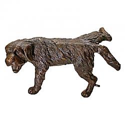 DESIGN TOSCANO AS23939 11 INCH NAUGHTY PUPPY PIPED STATUE - BRONZE