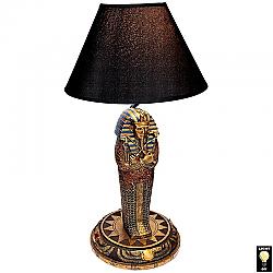 DESIGN TOSCANO CL7924 6 1/2 INCH KING TUT SARCOPHAGUS TABLE LAMP