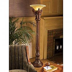 DESIGN TOSCANO KY7940 19 1/2 INCH LORD EARL HOUGHTONS ELEPHANT FLOOR LAMP