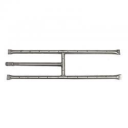 THE OUTDOOR PLUS OPT-154 6 INCH X 18 INCH STAINLESS STEEL FIREPLACE H-BURNER