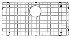 KARRAN GR-6021 28 1/4 INCH STAINLESS STEEL BOTTOM GRID FOR QT-812 AND QU-812