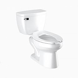 SLOAN 80098016 30 3/8 INCH X 28 1/4 INCH 1.0 GPF ELONGATED FLOOR MOUNT PRESSURE ASSIST WATER CLOSET WITH LEFT FLUSH HANDLE - WHITE