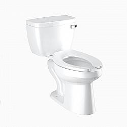 SLOAN 80298110 30 3/8 INCH X 29 5/8 INCH 1.28 GPF ELONGATED FLOOR MOUNT PRESSURE ASSIST WATER CLOSET WITH RIGHT FLUSH HANDLE - WHITE