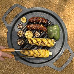 SOLO STOVE GRILLTOP-S RANGER 14 1/4 INCH CAST IRON GRILL TOP