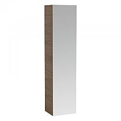 LAUFEN H4580110971 ILBAGNOALESSI ONE 15 3/4 INCH ONE DOOR LEFT HINGED TALL CABINET WITH MIRRORED ON BOTH SIDES AND FOUR GLASS SHELVES