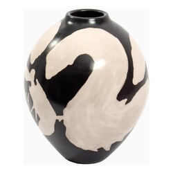 MOE'S HOME COLLECTION UO-1005-02 10 INCH W CHULU VASE IN MULTICOLOR