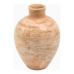 MOE'S HOME COLLECTION UO-1013-34 9 INCH W X 13 INCH H DOS VASE IN BEIGE