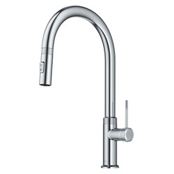 KRAUS KPF-2654 OLETTO 17-3/8 INCH MODERN INDUSTRIAL PULL-DOWN SINGLE HANDLE KITCHEN FAUCET