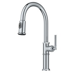 KRAUS KPF-4100 ALLYN 17-1/2 INCH TRADITIONAL INDUSTRIAL PULL-DOWN SINGLE HANDLE KITCHEN FAUCET