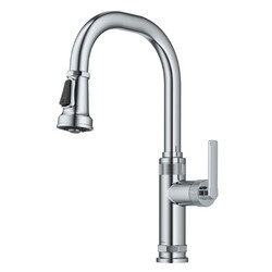 KRAUS KPF-4102 ALLYN 16-3/4 INCH INDUSTRIAL PULL-DOWN SINGLE HANDLE KITCHEN FAUCET
