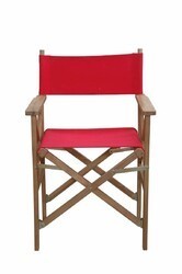 ANDERSON TEAK CHF-2088 DIRECTOR 23 INCH FOLDING ARMCHAIR WITH CANVAS, SET OF 2
