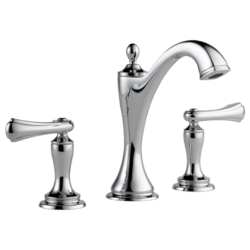 BRIZO 65385LF-LHP CHARLOTTE TWO HANDLE WIDESPREAD LAVATORY FAUCET - LESS HANDLES