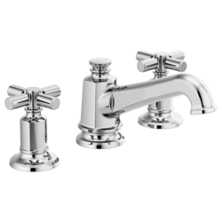BRIZO 65378LF INVARI WIDESPREAD LAVATORY FAUCET WITH ANGLED SPOUT - LESS HANDLES