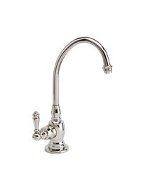 WATERSTONE FAUCETS 1200H HAMPTON HOT ONLY FILTRATION FAUCET WITH LEVER HANDLE