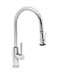 WATERSTONE FAUCETS 9860 MODERN PLP PULL-DOWN FAUCET - ANGLED SPOUT - LEVER SPRAYER