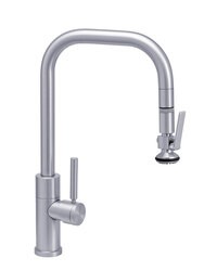 WATERSTONE FAUCETS 10360 FULTON 16 1/8 INCH MODERN LEVER SPRAYER PLP PULLDOWN FAUCET