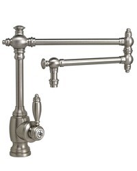 WATERSTONE FAUCETS 4100-18 TOWSON KITCHEN FAUCET WITH 18 INCH ARTICULATED SPOUT
