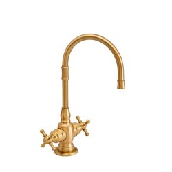 WATERSTONE FAUCETS 1252HC PEMBROKE HOT AND COLD FILTRATION FAUCET WITH CROSS HANDLES