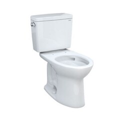 TOTO CST776CSFG.10#01 DRAKE TWO-PIECE ELONGATED BOWL TOILET WITH 10 INCH ROUGH-IN, 1.6 GPF