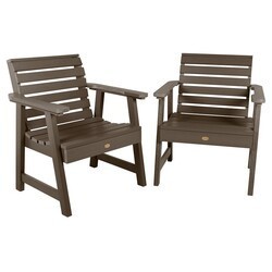 HIGHWOOD USA AD-KITCHGW3 WEATHERLY 57 3/8 INCH TWO GARDEN CHAIRS