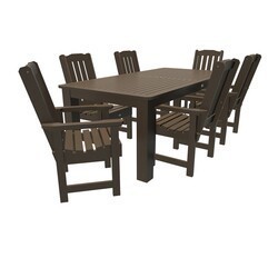 HIGHWOOD USA AD-ST7LH1CO5AA LEHIGH 84 INCH X 42 INCH 7 PIECES RECTANGULAR DINING SET