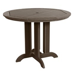 HIGHWOOD USA CM-CTRSQ48 COMMERCIAL GRADE 48 INCH ROUND COUNTER HEIGHT DINING TABLE