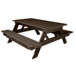 HIGHWOOD USA CM-TBLSQ36 COMMERCIAL GRADE 72 INCH NATIONAL PICNIC TABLE