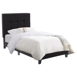 CORLIVING BSN-10-S ELLERY 43 INCH FABRIC TUFTED BED, SINGLE
