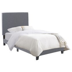 CORLIVING BSN-20-S JUNIPER 43 INCH FABRIC UPHOLSTERED BED, SINGLE