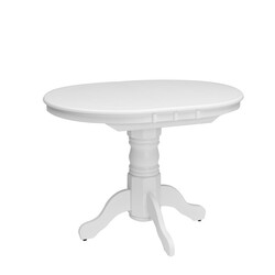 CORLIVING DSH-40-T DILLON EXTENDABLE 41 INCH OVAL PEDESTAL DINING TABLE