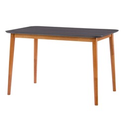 CORLIVING DSW-200-T ALPINE 47 INCH TWO TONE DINING TABLE - GREY AND BROWN