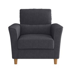 CORLIVING LGA-20-C GEORGIA 35 INCH UPHOLSTERED ACCENT CHAIR