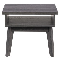 CORLIVING LHW-700-E HOLLYWOOD 24 INCH SIDE TABLE - DARK GREY