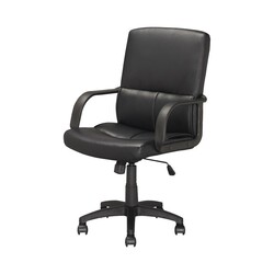 CORLIVING LOF-308-O 25 INCH WORKSPACE OFFICE CHAIR - BLACK