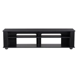 CORLIVING TBF-707-B BAKERSFIELD 70 INCH RAVENWOOD TV STAND FOR TV'S UP TO 85 INCH - BLACK