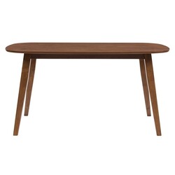 CORLIVING TNY-25-T TIFFANY WOOD 59 INCH STAINED DINING TABLE