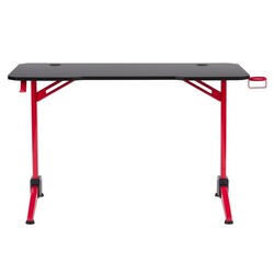 CORLIVING WLM-100-G CONQUEROR 47 INCH GAMING DESK - BLACK AND RED