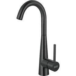 FRANKE FFB3425BSS STEEL 14 1/2 INCH BAR ARC SPOUT FAUCET - BLACK STAINLESS