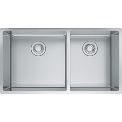FRANKE CUX16032 CUBE 32 5/8 INCH STAINLESS STEEL KITCHEN SINK